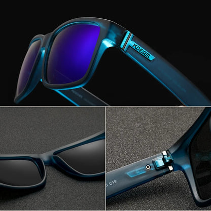 Sonnenbrille Sport polarisiert Surfen Wandern transparent UV400 Unisex