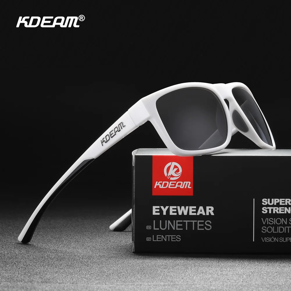 Sonnenbrille quadratisch photochrom polarisiert rutschfest Outdoor Unisex