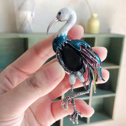 Brosche Tier Strass Vogel Insekt Metall vielseitig Party Damen