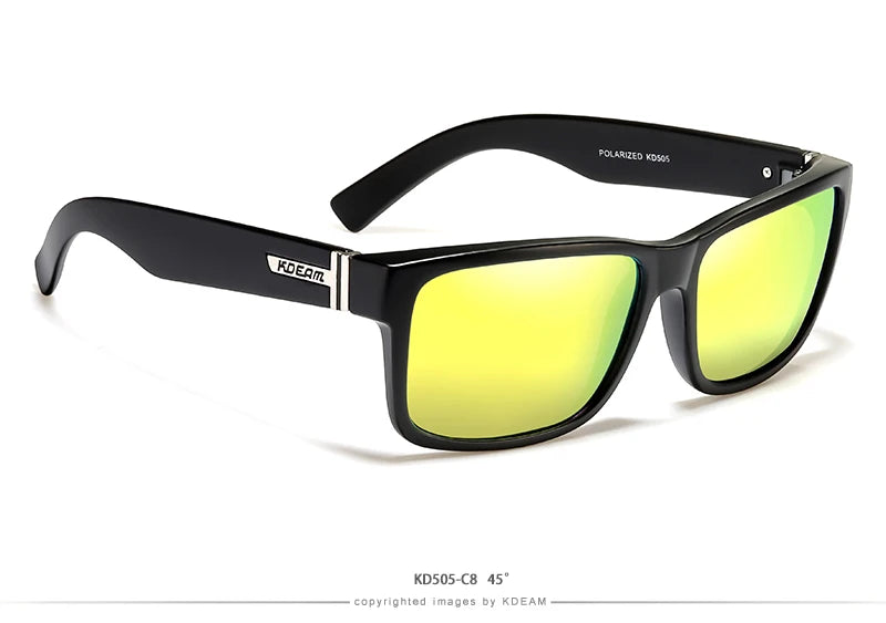 Sonnenbrille Sport polarisiert photochrom Fahren auffällige Farben Hartbox