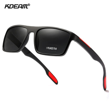 Sonnenbrille rechteckig TR90 ultraleicht polarisiert 1,1mm Fahren Cat.3 Unisex