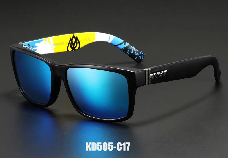 Sonnenbrille Sport polarisiert photochrom Fahren auffällige Farben Hartbox