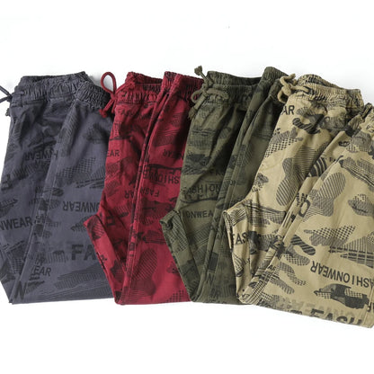 Herren Jogger Hose im taktischen Design mit Taschen und in Tarnung