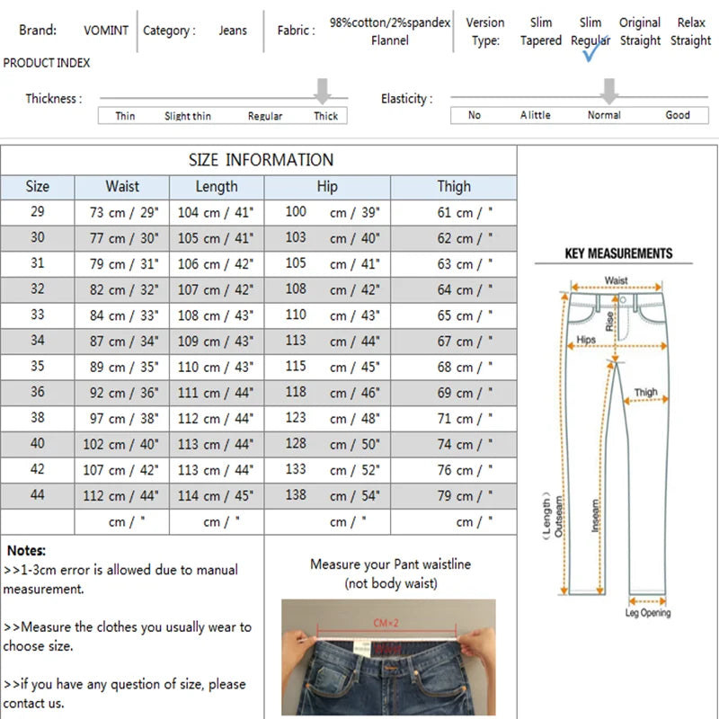 Männer Jeans im klassischen Stil mit losem Schnitt und Taschen