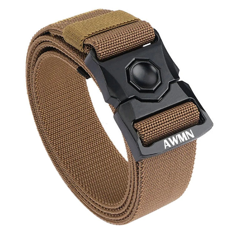 VATLY Taktischer Stretch-Gürtel Herren Nylon mit Zink-Schnellverschluss