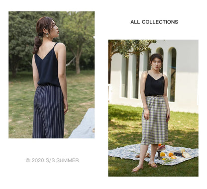 Langarm-Bluse aus 100% Baumwolle in Blau und Pink für Damen – ideal für den Herbst und den Arbeitsalltag