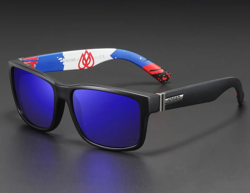 Sonnenbrille Sport polarisiert photochrom Fahren auffällige Farben Hartbox