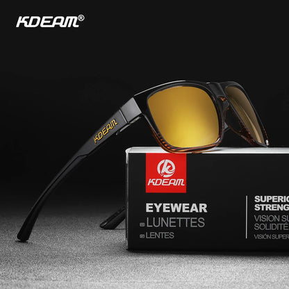 Sonnenbrille quadratisch photochrom polarisiert rutschfest Outdoor Unisex