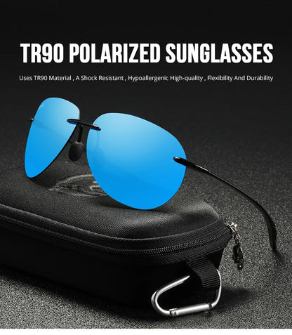 Sonnenbrille Pilot TR90 polarisiert UV400 ultraleicht Luxus Herren