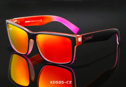 Sonnenbrille Sport polarisiert photochrom Fahren auffällige Farben Hartbox