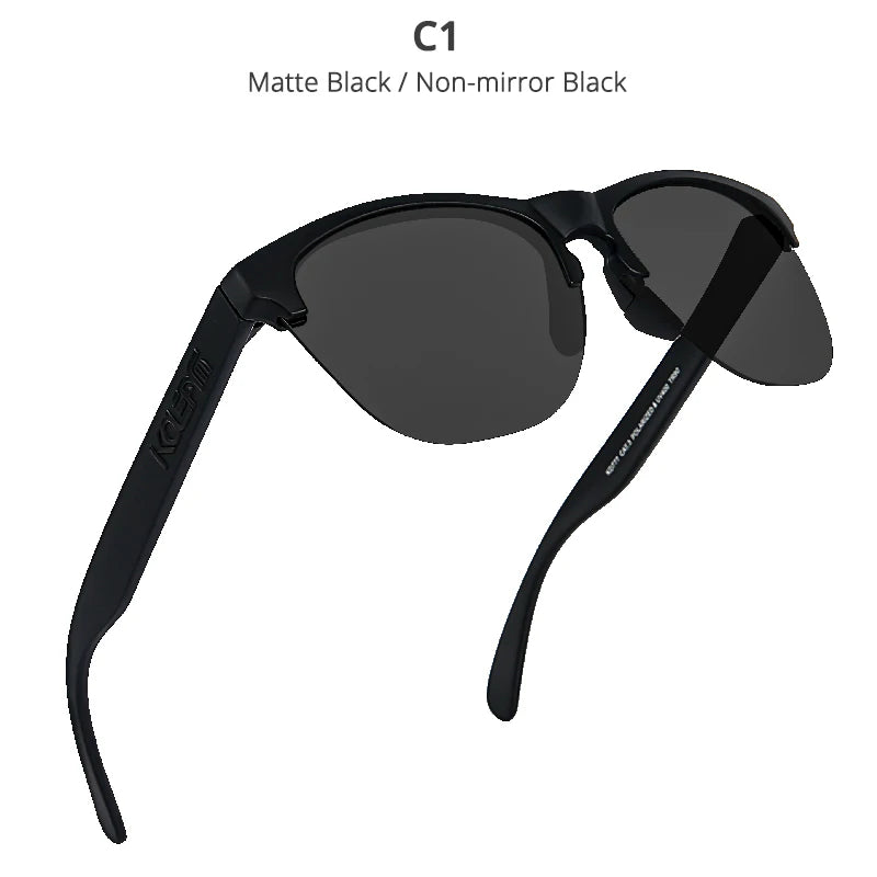Sonnenbrille Lifestyle Fahren TR90 halbrandlos ultraleicht polarisiert Unisex