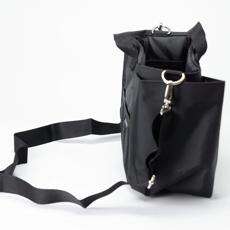 Damen Kosmetiktasche Großes Fassungsvermögen Aus Robuster Oxford-Gewebe Für Reisen Und Alltag Schwarz