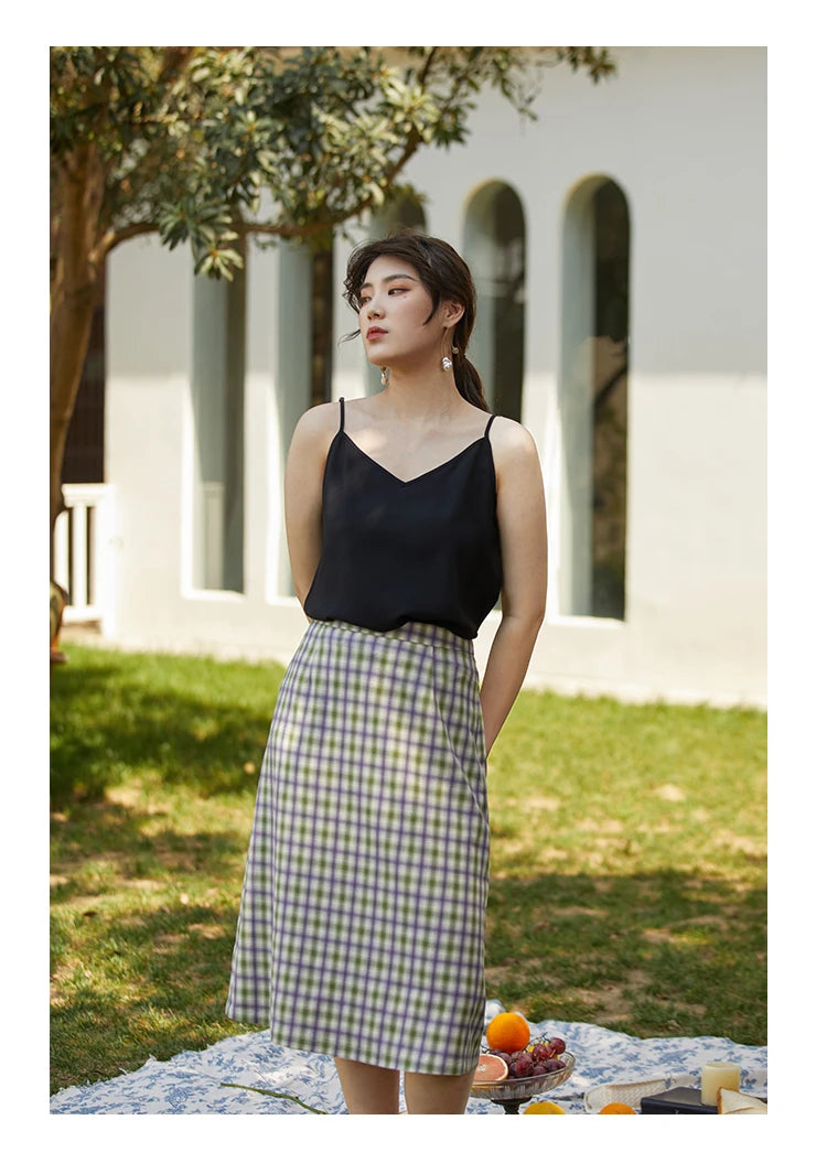 Langarm-Bluse aus 100% Baumwolle in Blau und Pink für Damen – ideal für den Herbst und den Arbeitsalltag