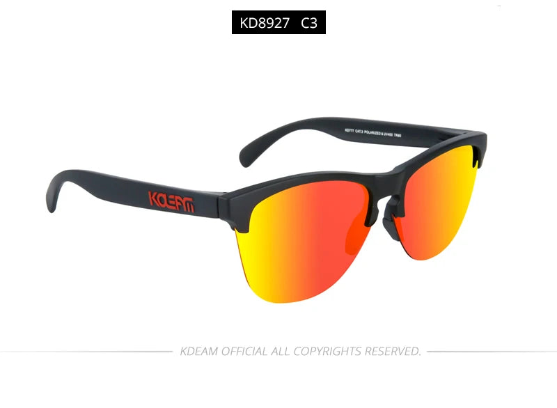 Sonnenbrille Lifestyle Fahren TR90 halbrandlos ultraleicht polarisiert Unisex