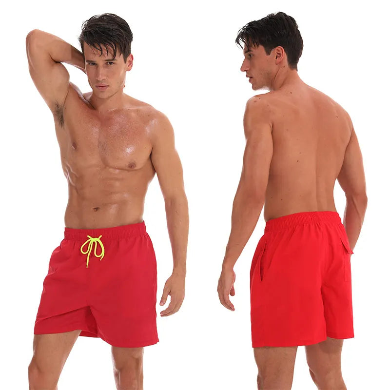 Herren-Badeshorts mit Mesh-Innenfutter und Reißverschlusstaschen – schnelltrocknend und ideal für den Strand