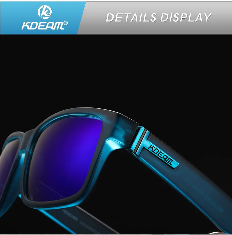 Sonnenbrille Sport polarisiert Surfen Wandern transparent UV400 Unisex