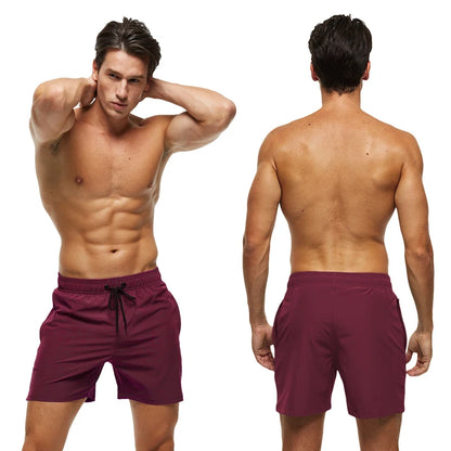 Kurze Herren-Badehose mit atmungsaktivem, verstellbarem Bund – ideal für den Strand