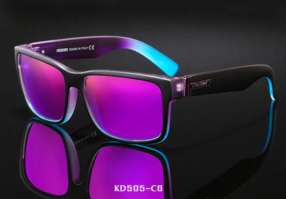 Sonnenbrille Sport polarisiert photochrom Fahren auffällige Farben Hartbox
