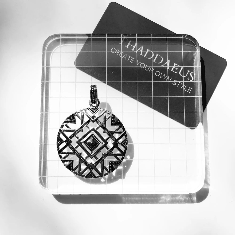 Damen-Anhänger Afrika Ornamente Glam aus Sterlingsilber