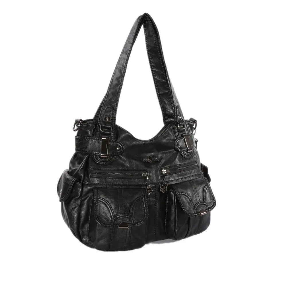 Damen-Handtasche Multifunktionale PU-Tasche Großes Fassungsvermögen Alltagsbegleiter