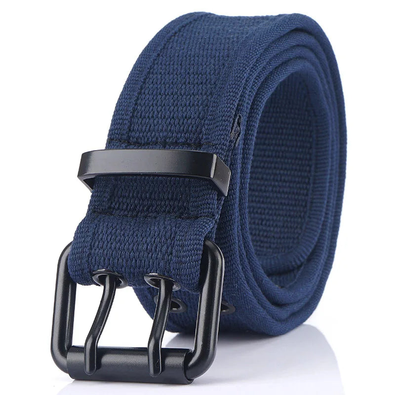 Herren-Gürtel aus Canvas mit 3,8 cm Breite - Geeignet für Wanderungen im Freien, Langlebig