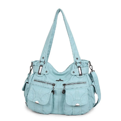 Damen-Handtasche Multifunktionale PU-Tasche Großes Fassungsvermögen Alltagsbegleiter