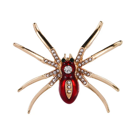 Brosche Spinne Insekt Retro Legierung Kragen Urlaub Zubehör Damen