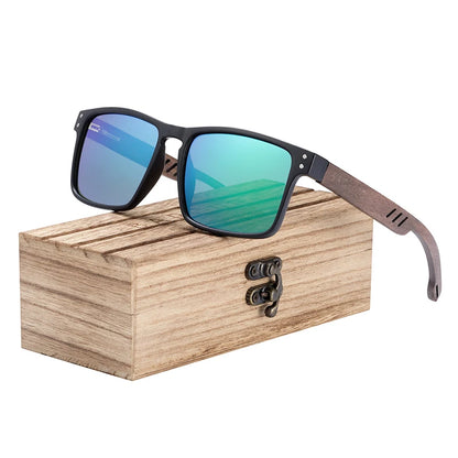 Sonnenbrille Holz Walnuss Marken-Design polarisiert UV400 Herren Damen