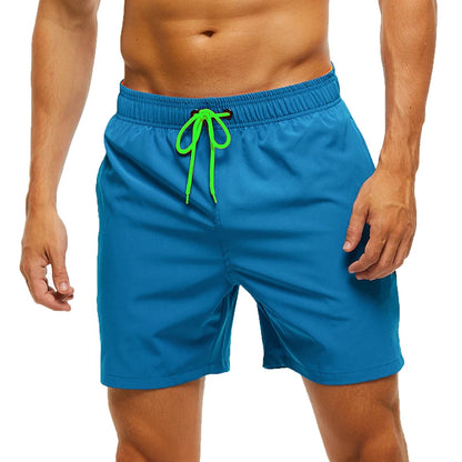 Kurze Herren-Badehose mit atmungsaktivem, verstellbarem Bund – ideal für den Strand