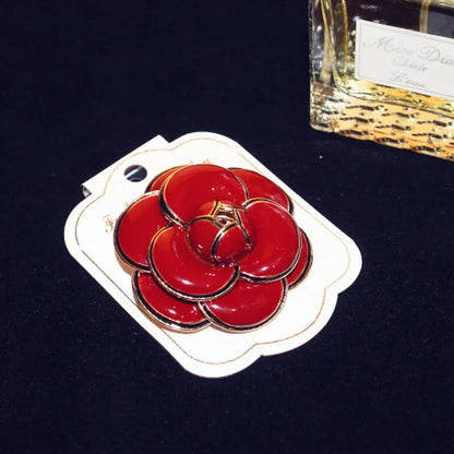 Brosche Kamelie Luxus Strass Schalschnalle Valentinstag Damen