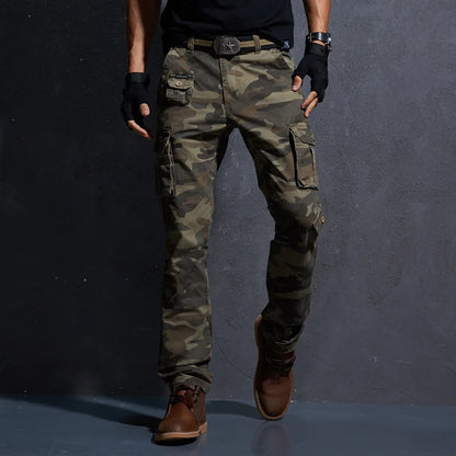 Herren Cargo Hose im Militär-Stil mit praktischen Taschen für den Sommer