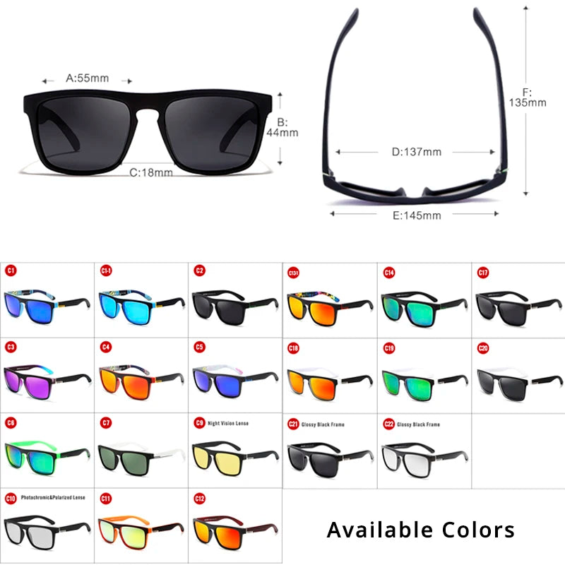 Sonnenbrille polarisiert photochrom Nachtsicht Fahren UV400 Unisex