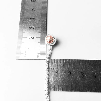 Damen-Halskette Basic Roségold Gliederkette aus Sterlingsilber