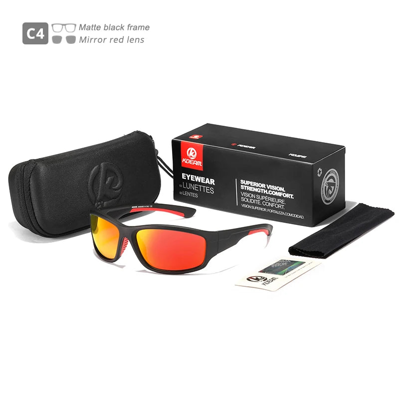 Sonnenbrille Sport TR90 unzerbrechlich polarisiert Outdoor Fahren Unisex