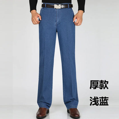Herren Jeans im hohen Taillenschnitt für Freizeit und Business in Plusgröße