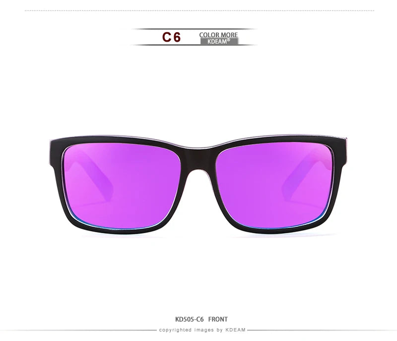 Sonnenbrille Sport polarisiert photochrom Fahren auffällige Farben Hartbox
