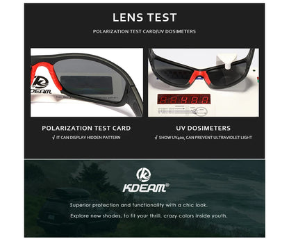Sonnenbrille Sport TR90 unzerbrechlich polarisiert Outdoor Fahren Unisex