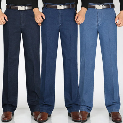 Herren Jeans im hohen Taillenschnitt für Freizeit und Business in Plusgröße