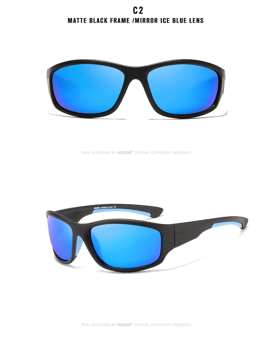 Sonnenbrille Sport TR90 unzerbrechlich polarisiert Outdoor Fahren Unisex
