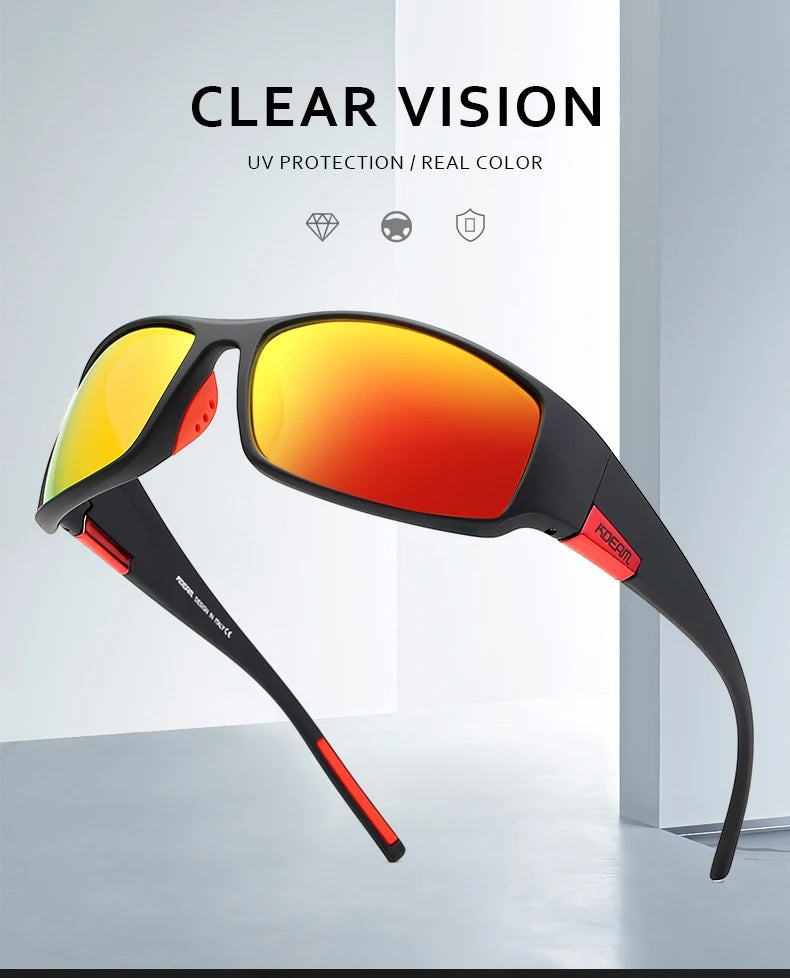 Sonnenbrille Sport TR90 polarisiert UV400 antireflektierend Herren