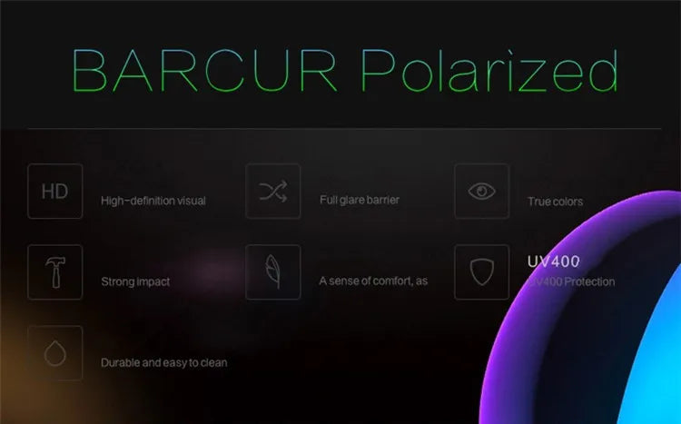 Damen-Sonnenbrille übergroß Farbverlauf UV400 polarisiert Shades