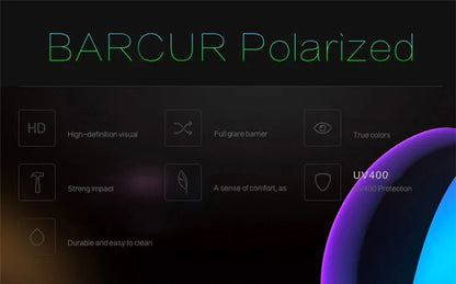 Damen-Sonnenbrille übergroß Farbverlauf UV400 polarisiert Shades
