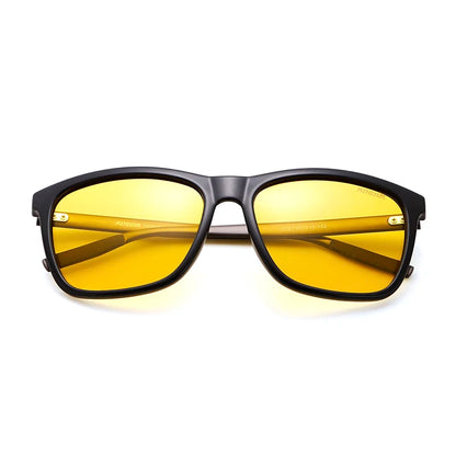 Sonnenbrille Fahren Nachtsicht Al-Mg polarisiert TAC UV400 Komplettzubehör