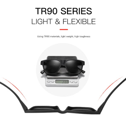 Sonnenbrille Sport TR90 polarisiert ultraleicht Fahren Hartschale Herren