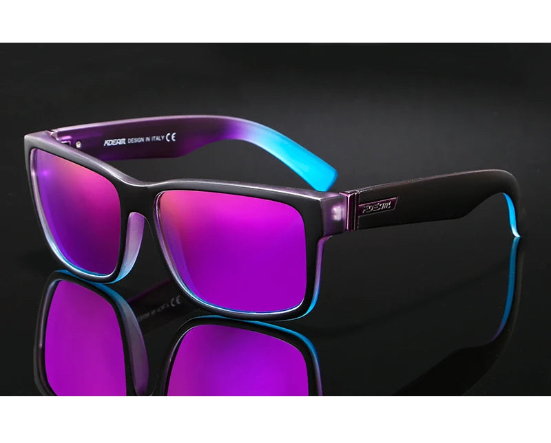 Sonnenbrille Sport polarisiert photochrom Fahren auffällige Farben Hartbox