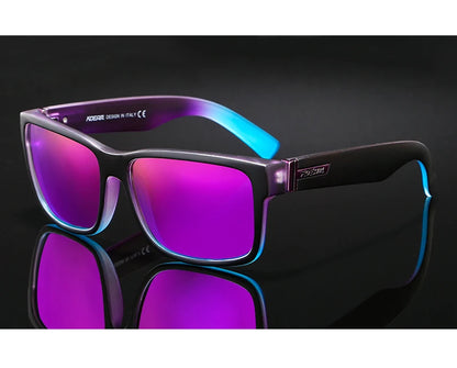 Sonnenbrille Sport polarisiert photochrom Fahren auffällige Farben Hartbox