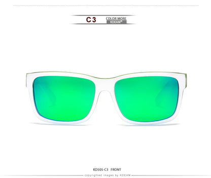 Sonnenbrille Sport polarisiert photochrom Fahren auffällige Farben Hartbox