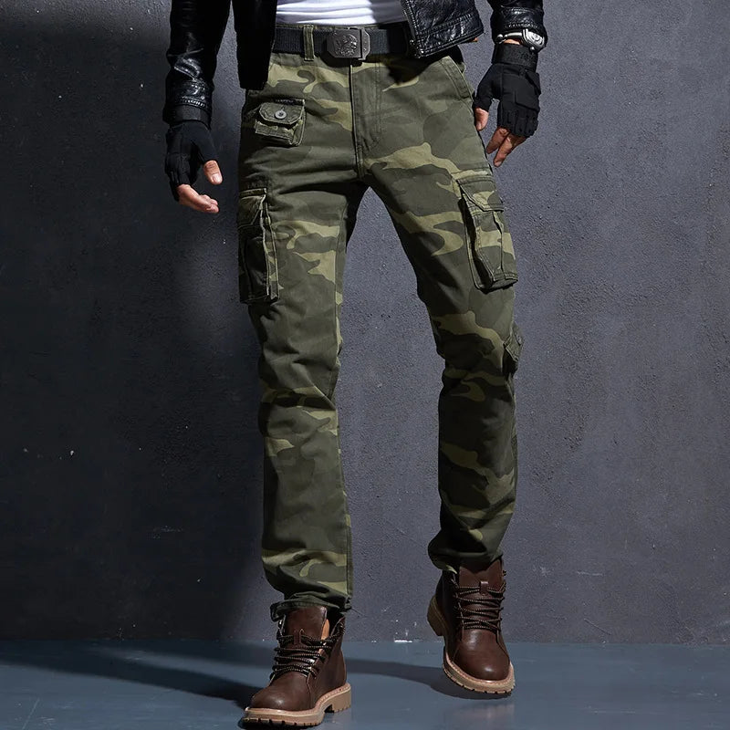 Herren Cargo Hose im Militär-Stil mit praktischen Taschen für den Sommer