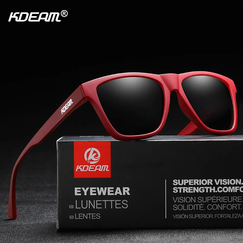 Sonnenbrille Sport TR90 polarisiert ultraleicht Fahren Hartschale Herren