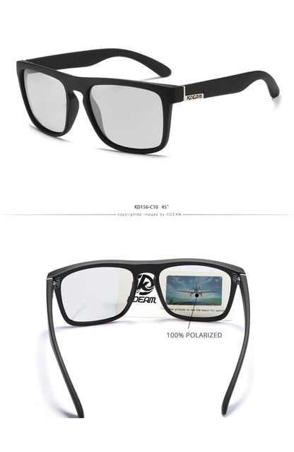 Sonnenbrille polarisiert photochrom Nachtsicht Fahren UV400 Unisex